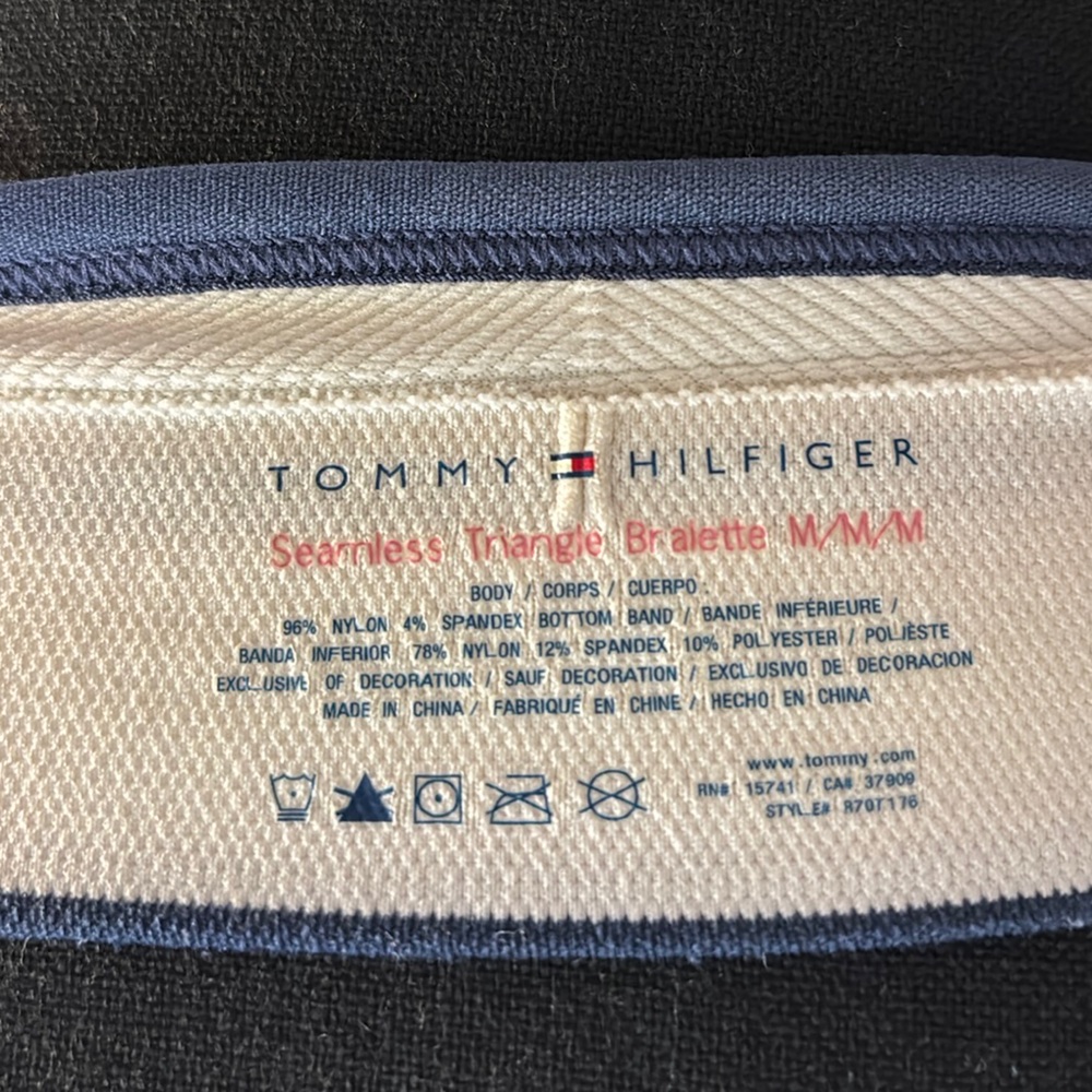 Tommy Hilfiger Seamless Triangle Bralette - Picture 7 of 7